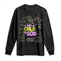 I Am A Child Of God Long Sleeve Shirt Retro Christian Jesus Faith
