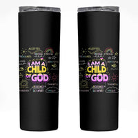 I Am A Child Of God Skinny Tumbler Retro Christian Jesus Faith