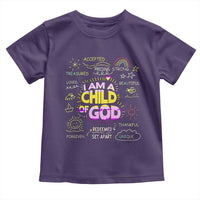 I Am A Child Of God Toddler T Shirt Retro Christian Jesus Faith