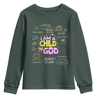 I Am A Child Of God Youth Sweatshirt Retro Christian Jesus Faith
