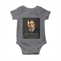 Theodore Teddy Roosevelt Patriotic Baby Onesie Patriotism Means To Stand By The Country
