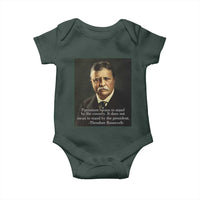 Theodore Teddy Roosevelt Patriotic Baby Onesie Patriotism Means To Stand By The Country