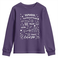 Ramadan Blessed Month Youth Sweatshirt Muslim Islamic Ramadhan Eid al Fitr