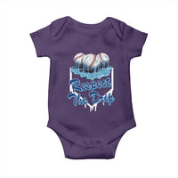 Respect The Drip Baseball Baby Onesie Driping Ice Cream Sport Lover