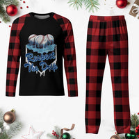 Respect The Drip Baseball Plaid Pajama Set Driping Ice Cream Sport Lover - Wonder Print Shop
