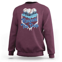 Respect The Drip Baseball Sweatshirt Driping Ice Cream Sport Lover