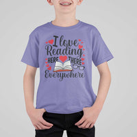 I Love Reading Here There Anywhere T Shirt For Kid Reading Month Across America
