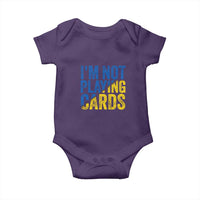 Zelensky I'm Not Playing Cards Baby Onesie - Wonder Print Shop