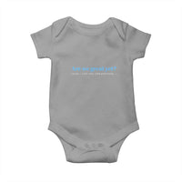 Are We Great Yet Cause I Just Feel Embarrassed Baby Onesie Political Satire - Wonder Print Shop