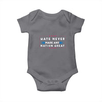 Hate Never Made Any Nation Great Baby Onesie - Wonder Print Shop