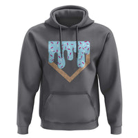 Baseball Ice Cream Dripping Hoodie Home Plate Drip