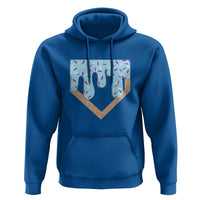 Baseball Ice Cream Dripping Hoodie Home Plate Drip