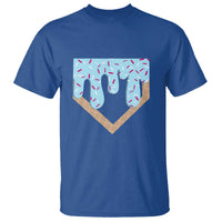 Baseball Ice Cream Dripping T Shirt Home Plate Drip