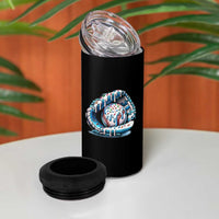Baseball Drip Sprinkles Ice Cream 4 in 1 Can Cooler Tumbler Ball and Glove Dripping