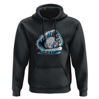 Baseball Drip Sprinkles Ice Cream Hoodie Ball and Glove Dripping