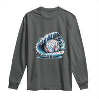 Baseball Drip Sprinkles Ice Cream Long Sleeve Shirt Ball and Glove Dripping