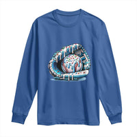 Baseball Drip Sprinkles Ice Cream Long Sleeve Shirt Ball and Glove Dripping