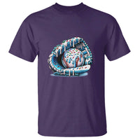 Baseball Drip Sprinkles Ice Cream T Shirt Ball and Glove Dripping
