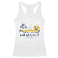 Vintage Gulf of Mexico Est 1550 Racerback Tank Top Golfo De Mexico