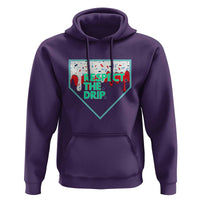 Baseball Home Plate Dripping Ice Cream Hoodie Respect The Drip Social Club Sprinkles