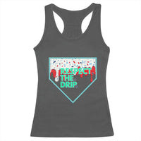 Baseball Home Plate Dripping Ice Cream Racerback Tank Top Respect The Drip Social Club Sprinkles