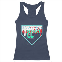 Baseball Home Plate Dripping Ice Cream Racerback Tank Top Respect The Drip Social Club Sprinkles
