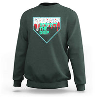 Baseball Home Plate Dripping Ice Cream Sweatshirt Respect The Drip Social Club Sprinkles