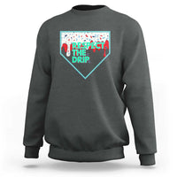 Baseball Home Plate Dripping Ice Cream Sweatshirt Respect The Drip Social Club Sprinkles