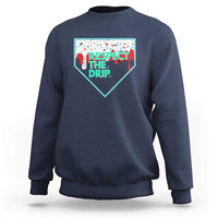 Baseball Home Plate Dripping Ice Cream Sweatshirt Respect The Drip Social Club Sprinkles