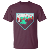 Baseball Home Plate Dripping Ice Cream T Shirt Respect The Drip Social Club Sprinkles