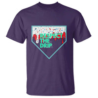 Baseball Home Plate Dripping Ice Cream T Shirt Respect The Drip Social Club Sprinkles