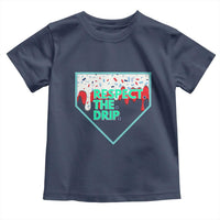 Baseball Home Plate Dripping Ice Cream Toddler T Shirt Respect The Drip Social Club Sprinkles