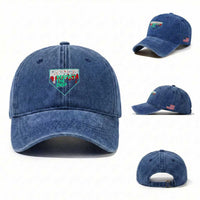 Baseball Home Plate Dripping Ice Cream Washed Cotton Baseball Cap Respect The Drip Social Club Sprinkles