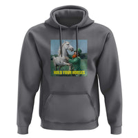 Funny Leprechaun Hold Your Horse Hoodie Unicorn St Patrick's Day
