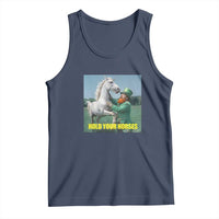 Funny Leprechaun Hold Your Horse Tank Top Unicorn St Patrick's Day