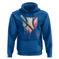 Baseball Home Plate Drip With Sprinkles Hoodie