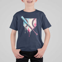 Baseball Home Plate Drip With Sprinkles T Shirt For Kid