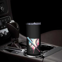 Baseball Home Plate Drip With Sprinkles Skinny Tumbler