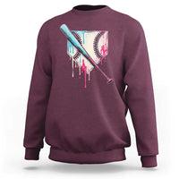 Baseball Home Plate Drip With Sprinkles Sweatshirt