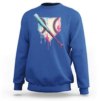 Baseball Home Plate Drip With Sprinkles Sweatshirt