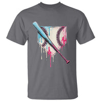 Baseball Home Plate Drip With Sprinkles T Shirt