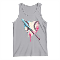 Baseball Home Plate Drip With Sprinkles Tank Top