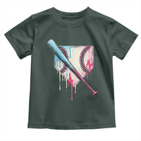 Baseball Home Plate Drip With Sprinkles Toddler T Shirt