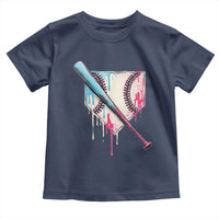 Baseball Home Plate Drip With Sprinkles Toddler T Shirt