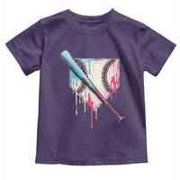 Baseball Home Plate Drip With Sprinkles Toddler T Shirt