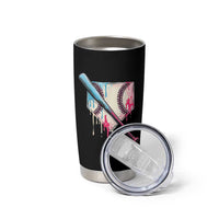 Baseball Home Plate Drip With Sprinkles Tumbler Cup