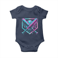 Baseball Drip Ice Cream Dripping Baby Onesie TS02