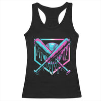 Baseball Drip Ice Cream Dripping Racerback Tank Top TS02