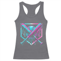Baseball Drip Ice Cream Dripping Racerback Tank Top TS02