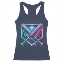 Baseball Drip Ice Cream Dripping Racerback Tank Top TS02